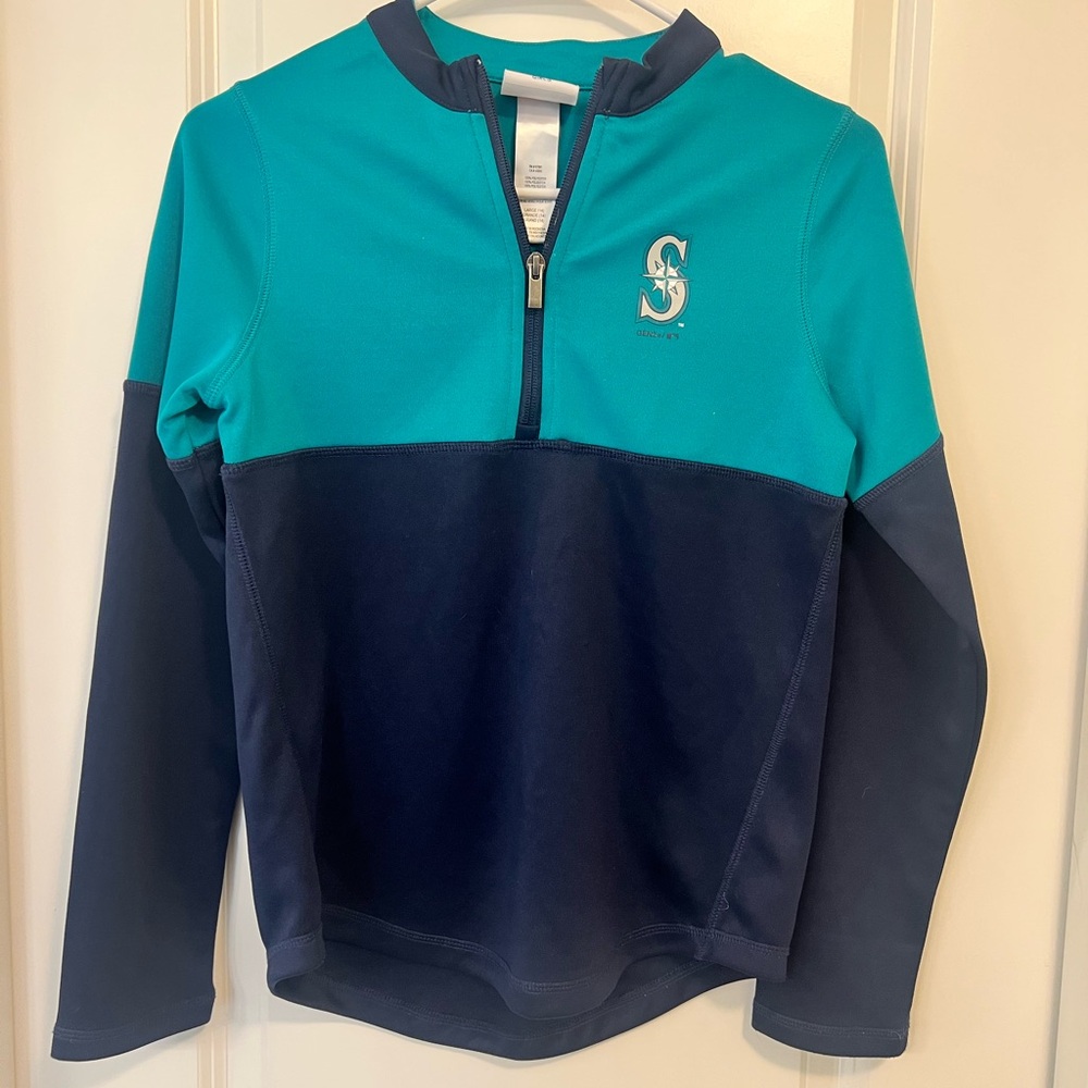 Kids Mariners Jacket Sweatshirt with EUC Worn Twice